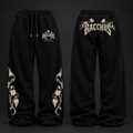 Bacchus streetwear signature graphic Sweatpants - Black